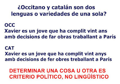 occitano, catalán, política, lingüística